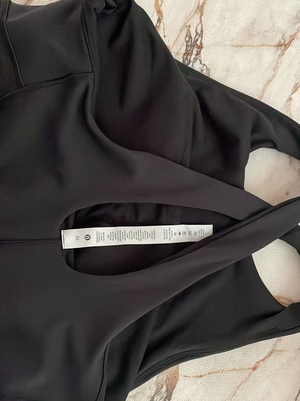 Lululemon tennis align Dress black size 10, Brand new with no tag. - Picture 3 of 3